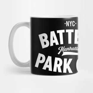 Battery Park City Manhattan: Urban Chic in New York City Mug